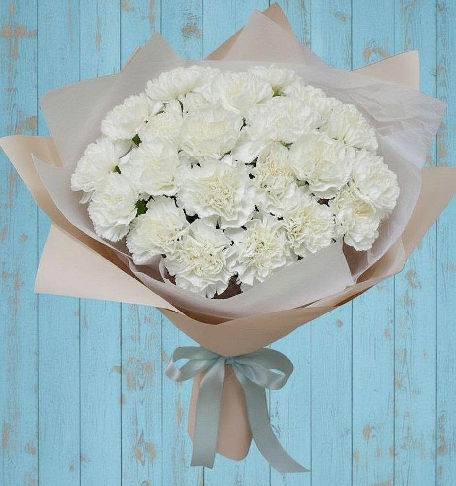 Букет цветов из: Гвоздики в Тарычёво