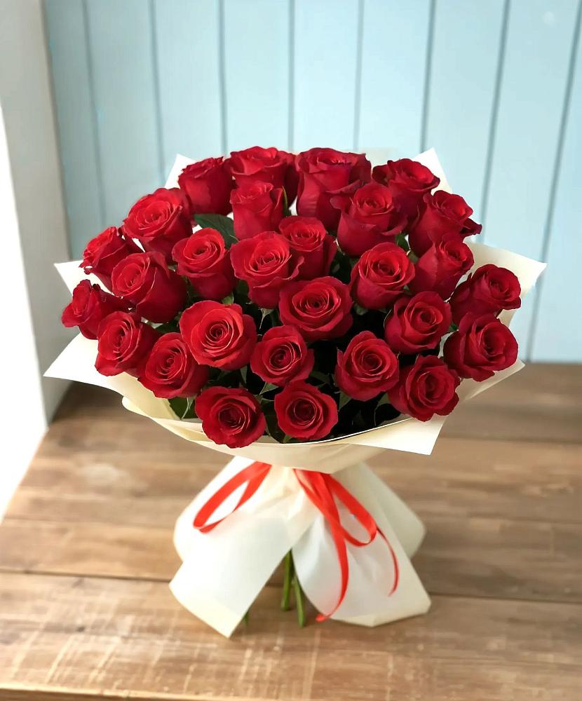 Букет 29 Красных роз в Тарычёво