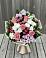 Букет цветов из: Альстромерии, Гвоздики, Розы и Хризантемы в Тарычёво