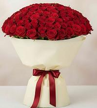 Букет 101 Красная роза Милано в Тарычёво