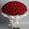 Букет 101 Красная роза Блэк Мэджик в Тарычёво