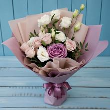 Букет цветов из:  Розы и Лизиантусы #REPLACE_PRED# Тарычёво