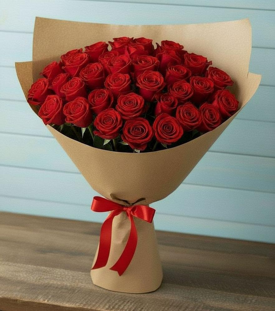 Букет Красные розы Милано в Тарычёво