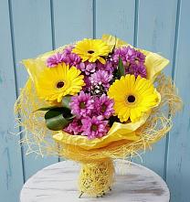 Букет цветов из:  Хризантемы и Герберы в Тарычёво