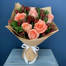 Букет цветов из:  Розы и Альстромерии в Тарычёво