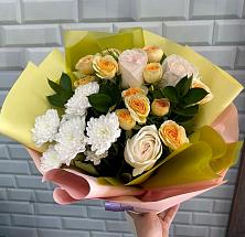 Букет цветов из:  Розы и Хризантемы #REPLACE_PRED# Тарычёво