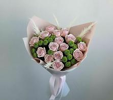 Букет цветов из:  Розы и Хризантемы в Тарычёво