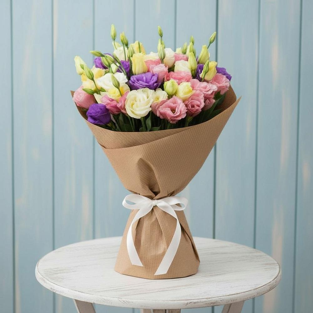 Букет цветов из: Лизиантусы в Тарычёво