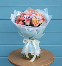 Букет цветов из:  Хризантемы и Розы в Тарычёво