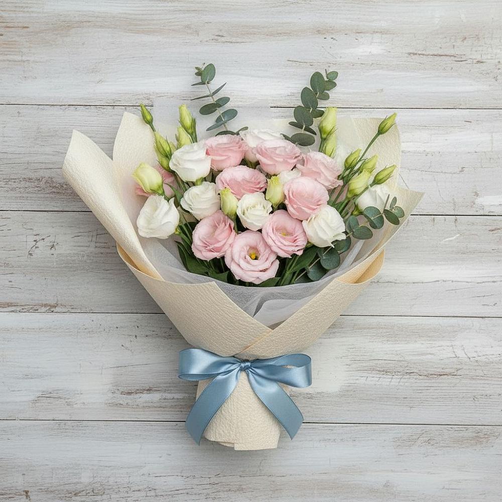 Букет цветов из: Лизиантусы в Тарычёво